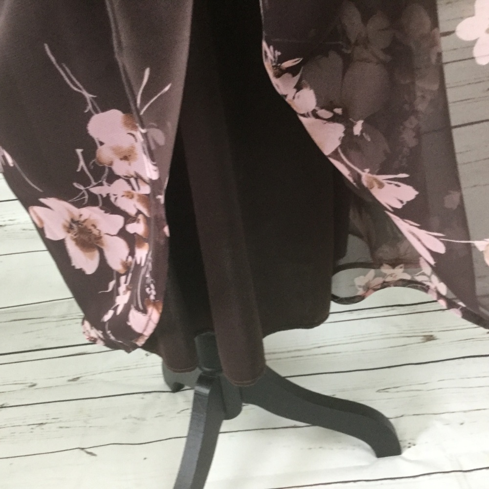 Connected Floral Halter Style Dress, Size 12 - Picture 3 of 8